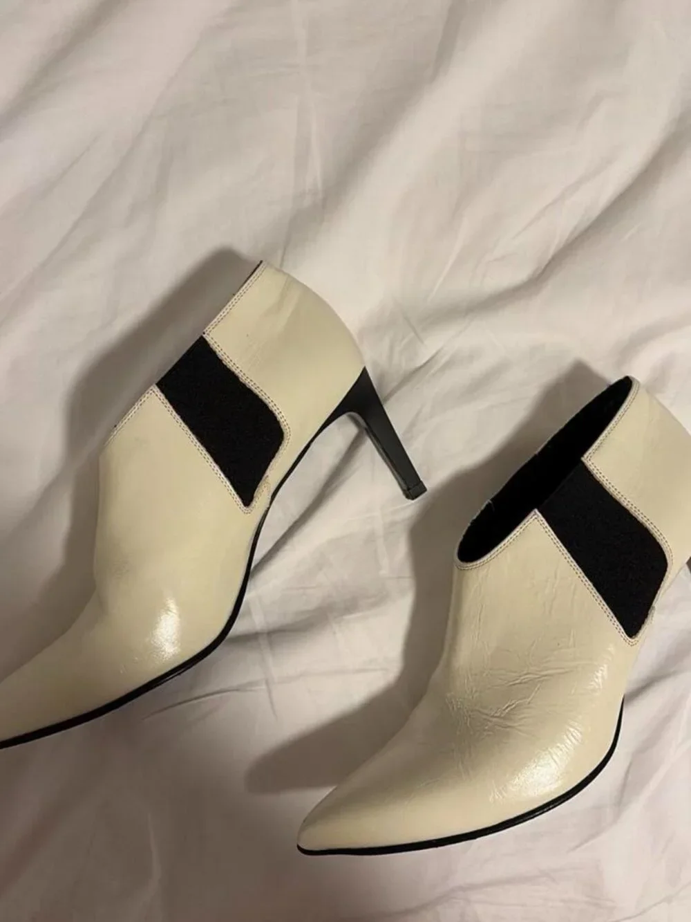 Rag & Bone Women's White and Cream Ballet-shoes